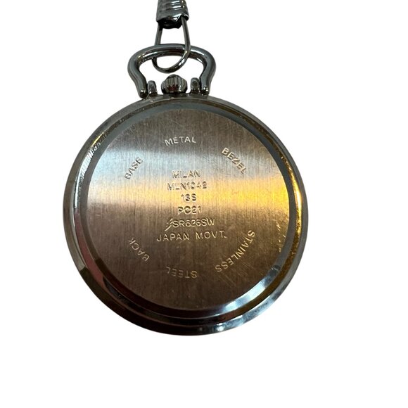 Milan Quartz Pocket Watch on Chain MLN1042 - Picture 4 of 4